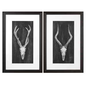 Rustic European Mounts Prints S/2 (33648)
