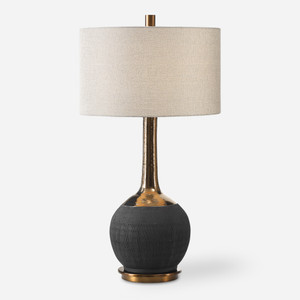 Arnav Textured Black Lamp (27779)