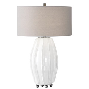 Marazion Gloss White Lamp (27760-1)