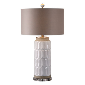 Athilda Gloss White Table Lamp (27542)