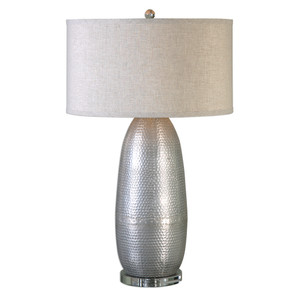 Tartaro Industrial Silver Table Lamp (27121-1)