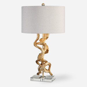 Twisted Vines Gold Table Lamp (27113-1)
