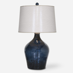 Lamone Blue Glass Lamp (27104) Lamone Blue Glass Lamp (27104)