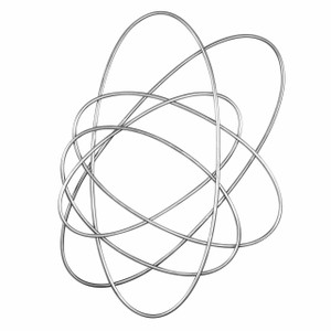 Orbital Silver Wall Art (04061)