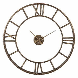 Mylah Gold Wall Clock (06456)