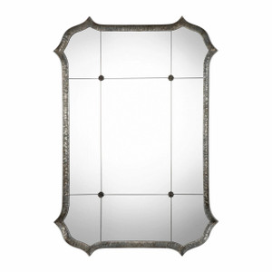 Lesina Hammered Silver Mirror (09282)