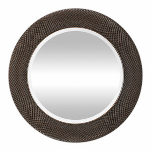 Aziza Bronze Round Mirror (09379) Aziza Bronze Round Mirror (09379)