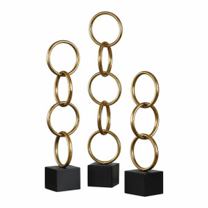 Chane Gold Sculpture S/2 (18843) Chane Gold Sculpture S/2 (18843)