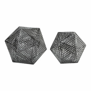 Uttermost Kimora Aged Icosahedrons S/2 (18928)