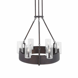 Pinecroft, 6 Light Circular Chandelier (21319)