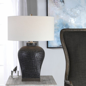 Akello Weave Texture Table Lamp (26386-1)