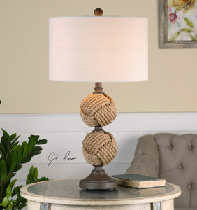 Uttermost Higgins Rope Spheres Table Lamp (26615-1) Uttermost Higgins Rope Spheres Table Lamp (26615-1)