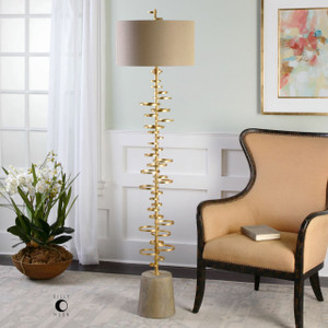 Lostine Modern Gold Floor Lamp (28094)