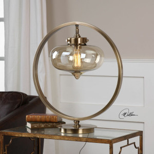 Namura Antiqued Brass Accent Lamp (29358-1)