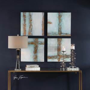 Cross Roads Contemporary Art Set/4 (34375)