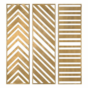 Zahara Gold Panels Set/3 (04122)