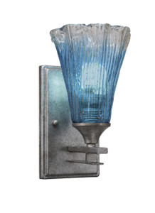 Uptowne 1 Light Wall Sconce In Aged Silver (131-AS-725)