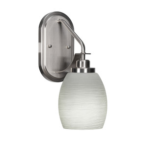 Odyssey 1 Light Wall Sconce In Brushed Nickel (2611-BN-615)
