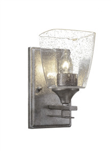 Uptowne 1 Light Wall Sconce In Aged Silver (131-AS-461)