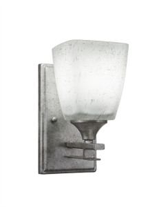 Uptowne 1 Light Wall Sconce In Aged Silver (131-AS-460)