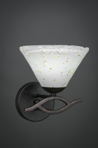 Revo 1 Light Wall Sconce In Dark Granite (141-DG-7145)