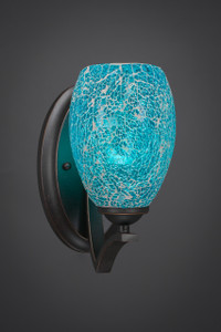 Zilo 1 Light Wall Sconce In Dark Granite (551-DG-5055)