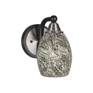 Paramount 1 Light Wall Sconce In Matte Black & Brushed Nickel (3421-MBBN-5054)