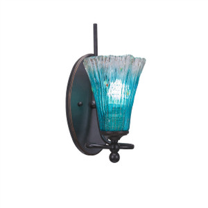 Capri 1 Light Wall Sconce In Dark Granite (591-DG-725)