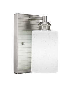 Edge 1 Light Wall Sconce In Brushed Nickel (1161-BN-310)