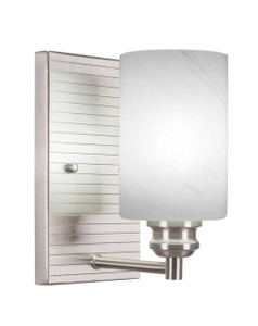 Edge 1 Light Wall Sconce In Brushed Nickel (1161-BN-3001)