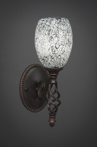 Elegante 1 Light Wall Sconce In Dark Granite (161-DG-4165)