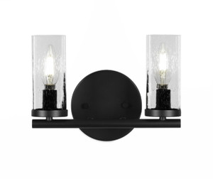 Trinity 2 Light Bathroom Lighting In Matte Black (2812-MB-800B)