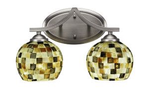 Zilo 2 Light Bath Bar In Graphite (552-GP-407)