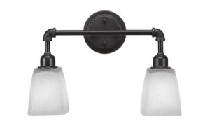 Vintage 2 Light Bath Bar In Dark Granite (182-DG-460)
