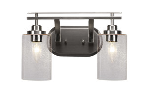 Odyssey 2 Light Bathroom Lighting In Brushed Nickel (2612-BN-300)