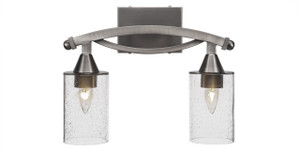 Bow 2 Light Bath Bar In Brushed Nickel (172-BN-300)
