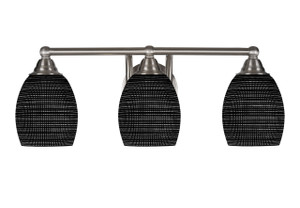3 Light Bathroom Lighting In Brushed Nickel (3423-BN-4029)