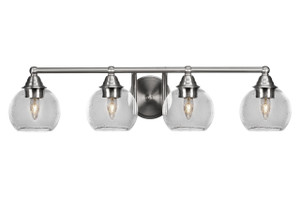 Paramount 4 Light Bath Bar In Brushed Nickel (3424-BN-4100)