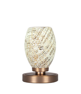 Luna 1 Light Table Lamp In New Age Brass (51-NAB-5054)