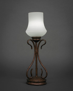 Swan 1 Light Table Lamp In Bronze (31-BRZ-681)
