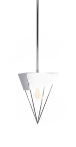 Neo 1 Light Pendant In Chrome (1503-CH-LED18C)