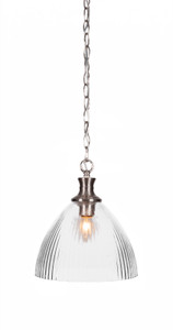 Carina 1 Light Pendant In Brushed Nickel (96-BN-4630)