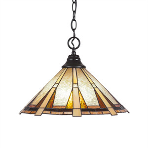 1 Light Pendant In Matte Black (10-MB-934)