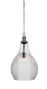 Carina 1 Light Pendant In Brushed Nickel (93-BN-4660) Carina 1 Light Pendant In Brushed Nickel (93-BN-4660)