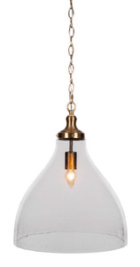 Juno 1 Light Pendant In New Age Brass (97-NAB-4740)