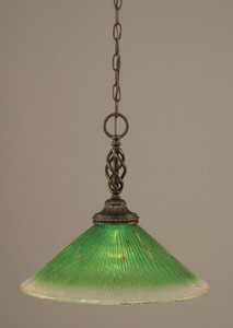 Elegante 1 Light Pendant In Dark Granite (82-DG-717)