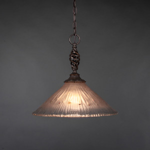 Elegante 1 Light Pendant In Dark Granite (82-DG-710)