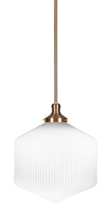 Carina 1 Light Pendant In New Age Brass (78-NAB-4681)