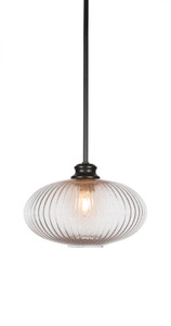 Carina 1 Light Pendant In Matte Black (72-MB-4658)