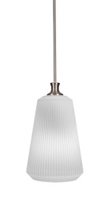 Carina 1 Light Pendant In Brushed Nickel (73-BN-4641) Carina 1 Light Pendant In Brushed Nickel (73-BN-4641)